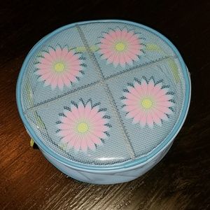 Clinique Flower Cosmetic/Makeup Pouch